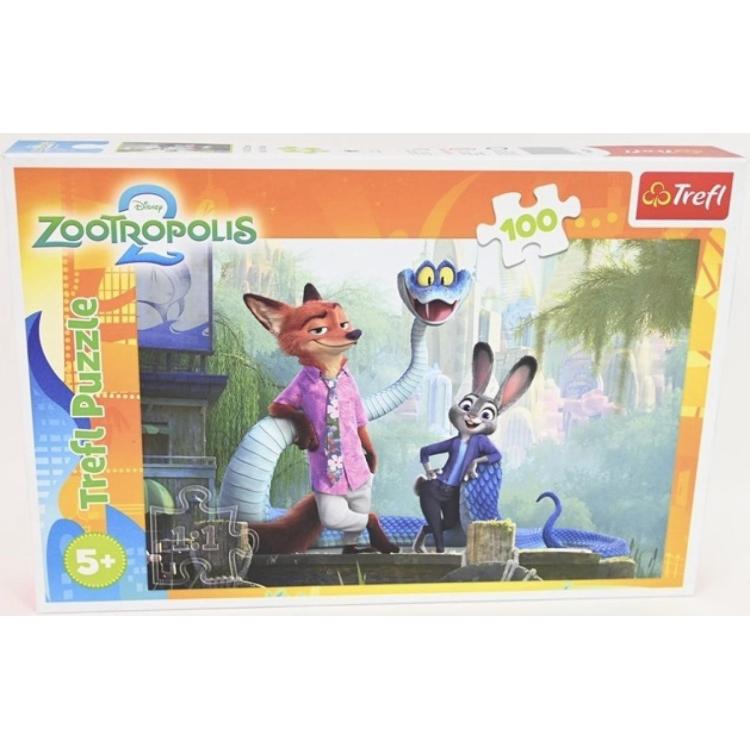 Puzzle 100 Tajemnice Zootopii