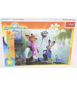 Puzzle 100 Tajemnice Zootopii
