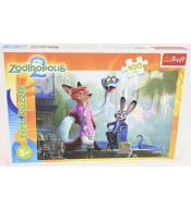 Puzzle 100 Tajemnice Zootopii