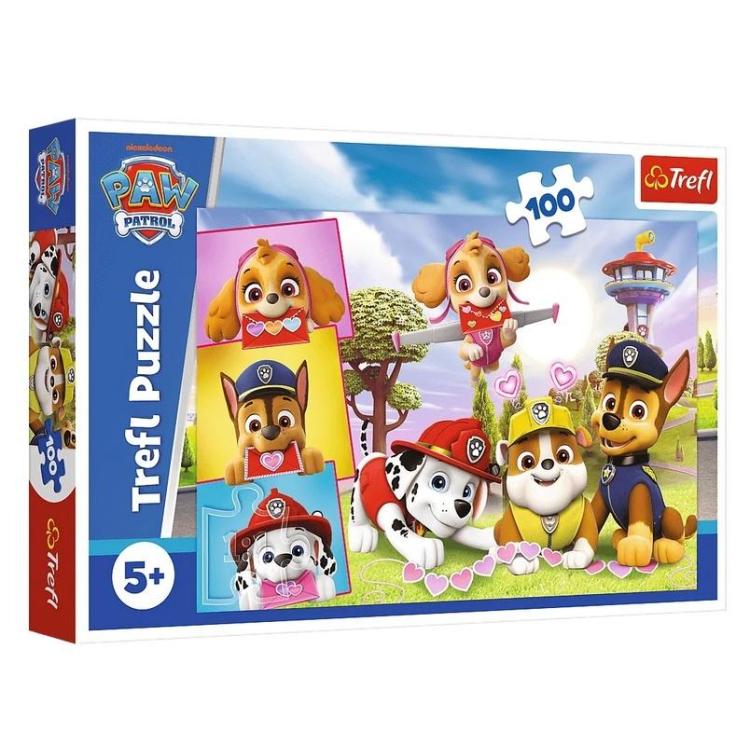 Puzzle 100 Dziewczyny Psi Patrol TREFL