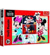 Puzzle 100 Zabawna Minnie TREFL