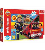 Puzzle 100 Zawsze pomocny Strażak Sam TREFL