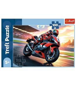 Puzzle 100 Szybki motocykl TREFL