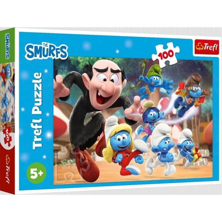 Puzzle 100 Nauki Papy Smerfa TREFL
