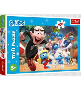 Puzzle 100 Nauki Papy Smerfa TREFL