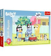 Puzzle 100 Wesoły świat Bluey TREFL