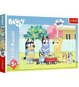 Puzzle 100 Wesoły świat Bluey TREFL