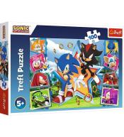 Puzzle 100 Poznaj Sonica TREFL