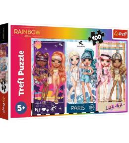 Puzzle 100 Tęczowe laleczki TREFL