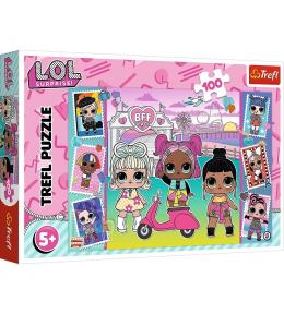 Puzzle 100 Zdjęcia laleczek TREFL