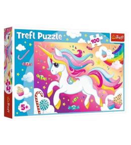 Puzzle 100 Piękny Jednorożec TREFL