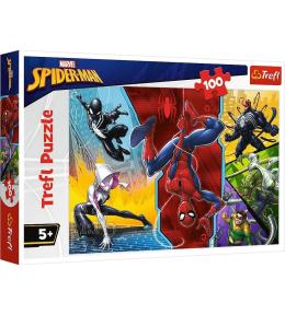 Puzzle 100 Do góry nogami Marvel Spiderman TREFL