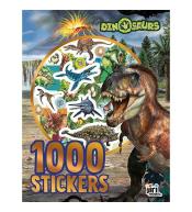 Naklejki Dinozaury 1000szt