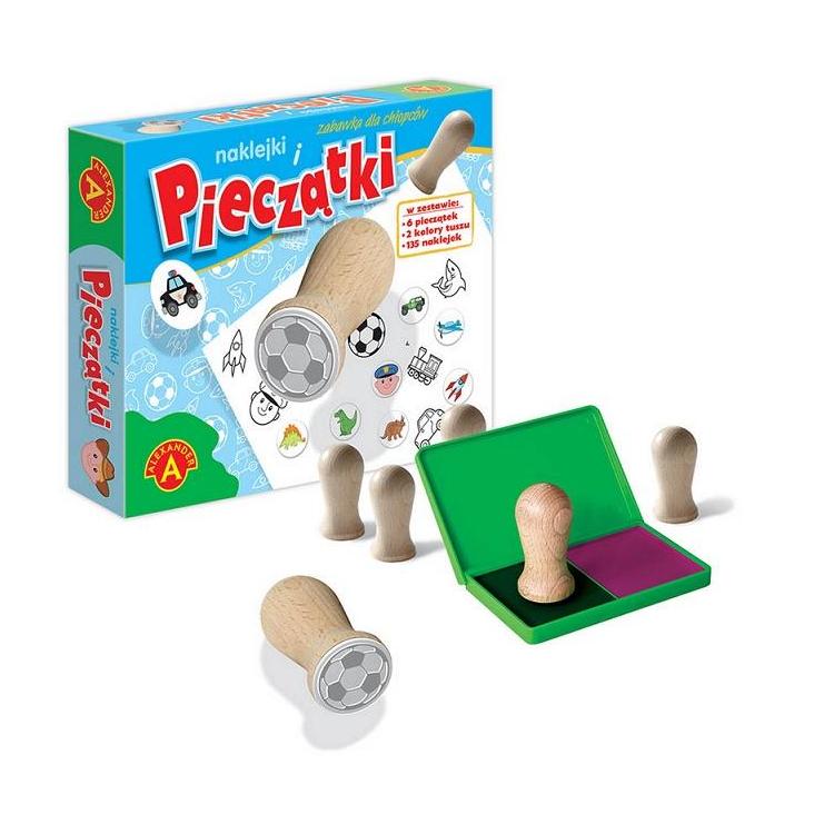 Pieczątki i naklejki dla chłopców ALEX
