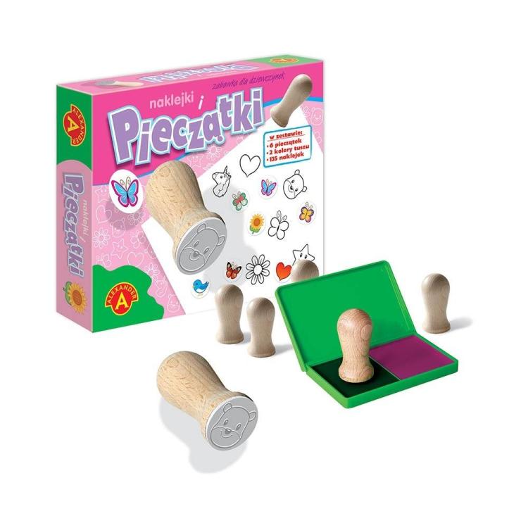 Pieczątki i naklejki dla dziewczynek ALEX
