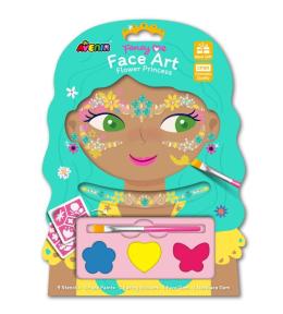 Klejnoty i farby do twarzy Kwiaty