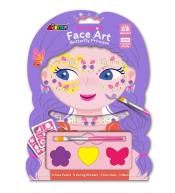 Klejnoty i farby do twarzy Motyl