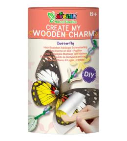 Zawieszka drewniana - Motyl