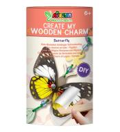 Zawieszka drewniana - Motyl