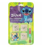 Stemple 3+1 z kredkami Lilo&Stitch