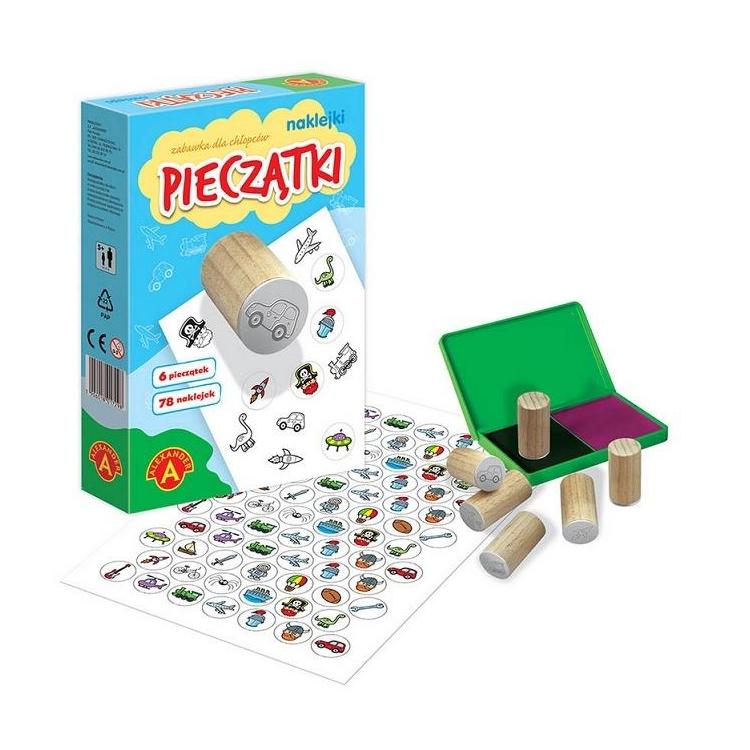 Pieczątki i naklejki dla chłopców mini ALEX