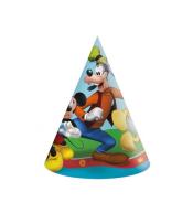 Czapeczki papierowe Mickey Rock The House 6szt