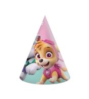 Czapeczki papierowe Paw Patrol Skye & Everest 6szt