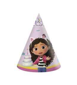 Czapeczki papierowe Gabby's Dollhouse 6szt