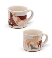 Filiżanki porcelanowe do espresso Bark Dog