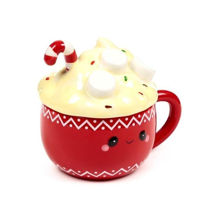 Kubek ceramiczny z przykrywką Hot Chocolate