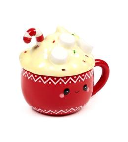 Kubek ceramiczny z przykrywką Hot Chocolate