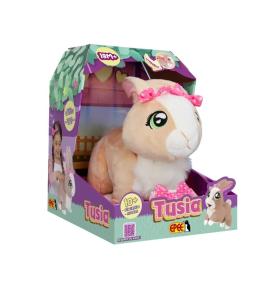 Tusia - królik interaktywny + kokardka do włosów