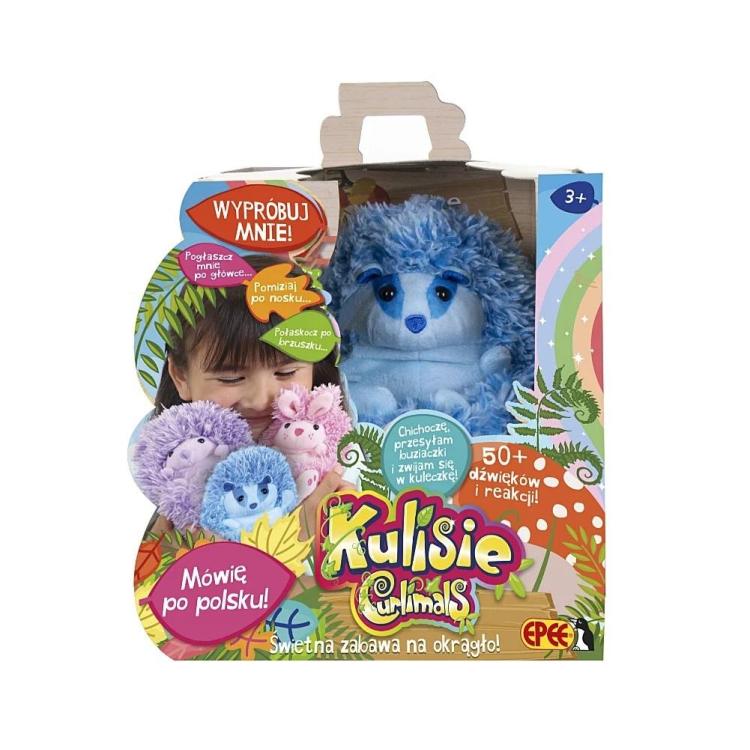 Kulisie - plusz interaktywny niebieski Borsuk