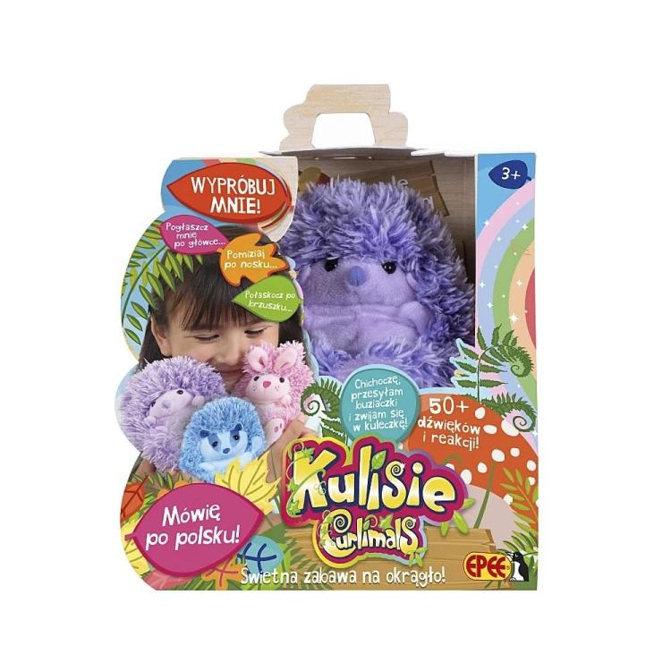 Kulisie - plusz interaktywny fioletowy Jeżyk