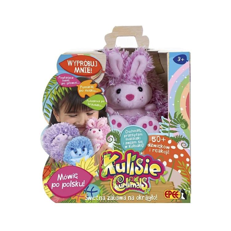 Kulisie - plusz interaktywny różowy Królik