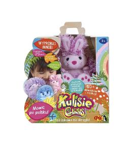 Kulisie - plusz interaktywny różowy Królik