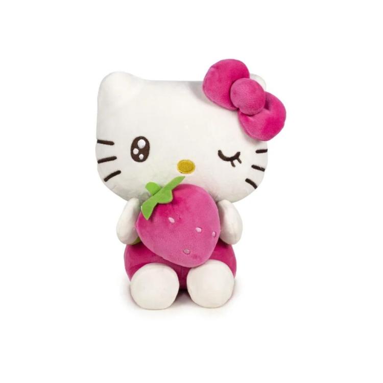 Hello Kitty Macedonia - plusz Truskawka 32cm