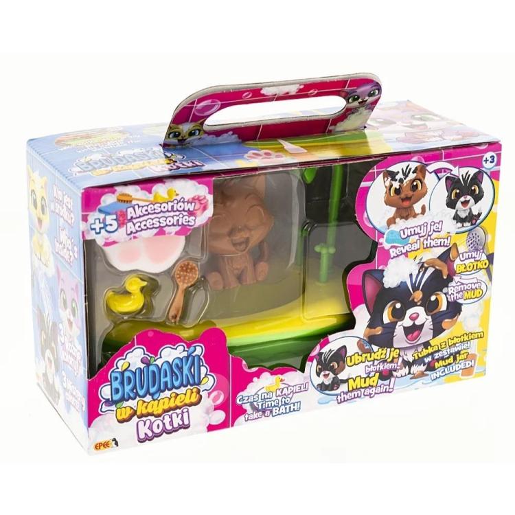 Brudaski w kąpieli Kotki - Tytus z wanną