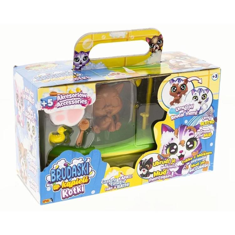 Brudaski w kąpieli Kotki - Tofik z wanną