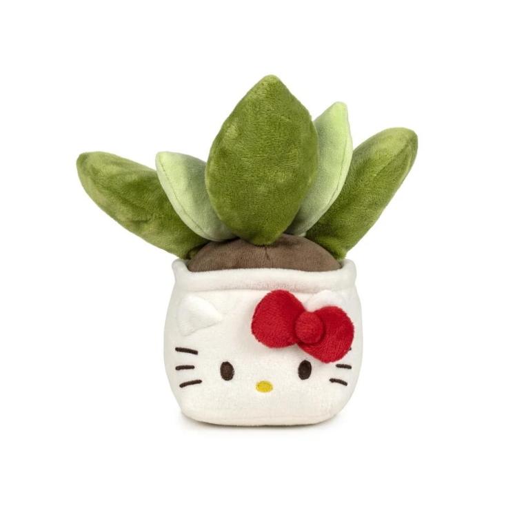 Hello Kitty - plusz Doniczka liście 20cm