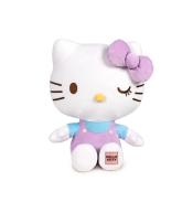 Hello Kitty. Plusz z naszywką 20cm fioletowy