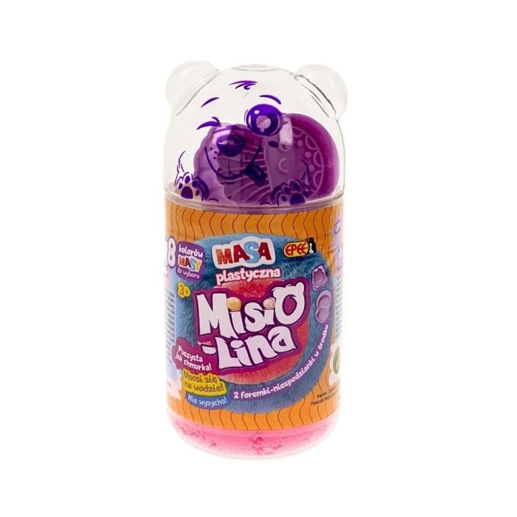 Misiolina masa plastyczna 2x50g + 2 foremki