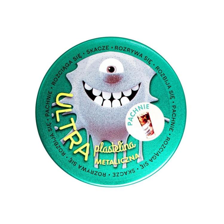 Ultra Plastelina Pachnąca metaliczna srebrna