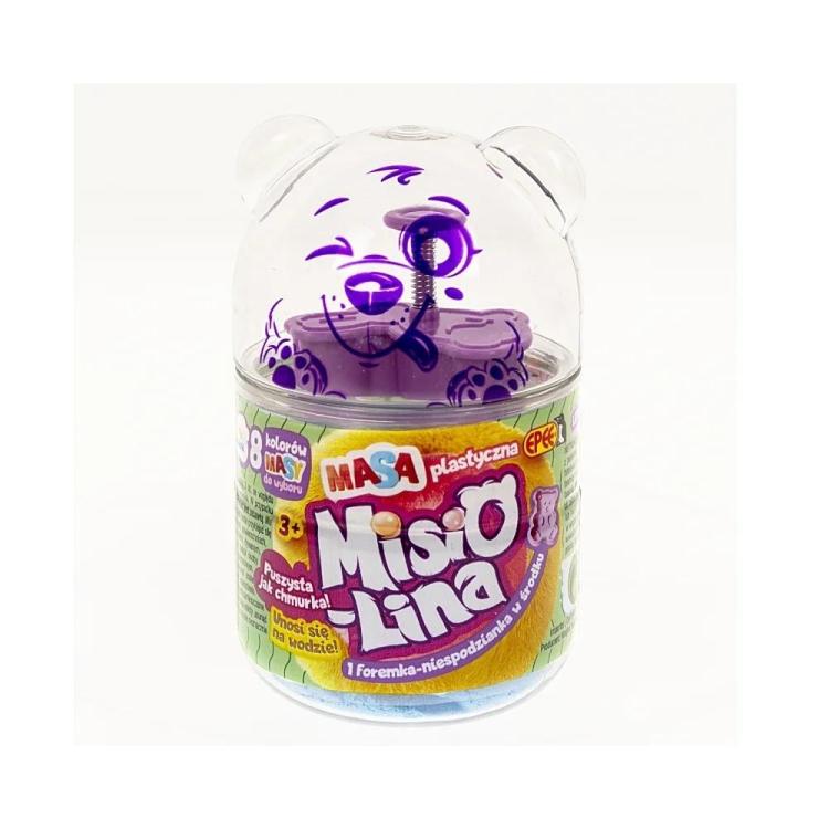 Misiolina Masa plastyczna błękitna 60g + 1 foremka