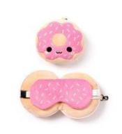 Poduszka podróżna i maska na oczy Pączek