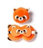 Poduszka podróżna i maska na oczy Panda Adoramals