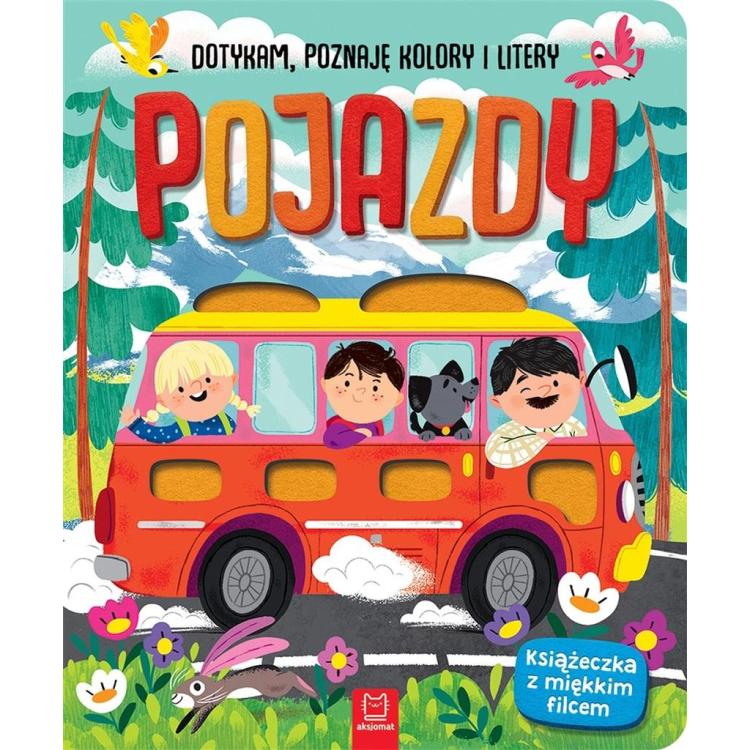Pojazdy. Dotykam, poznaję kolory i litery