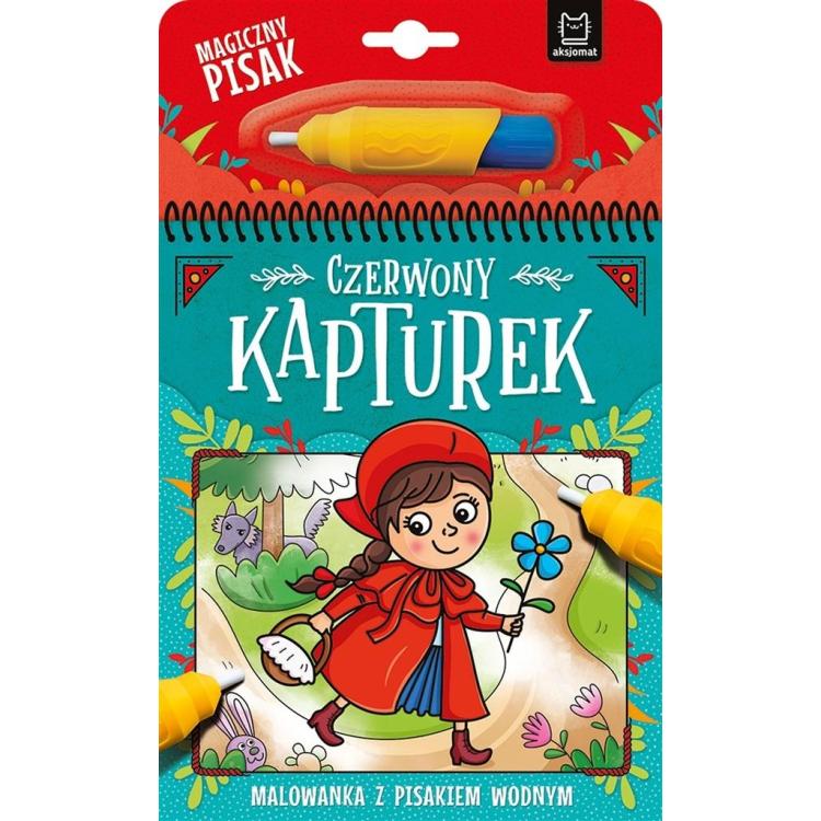Czerwony Kapturek. Malowanka z pisakiem wodnym