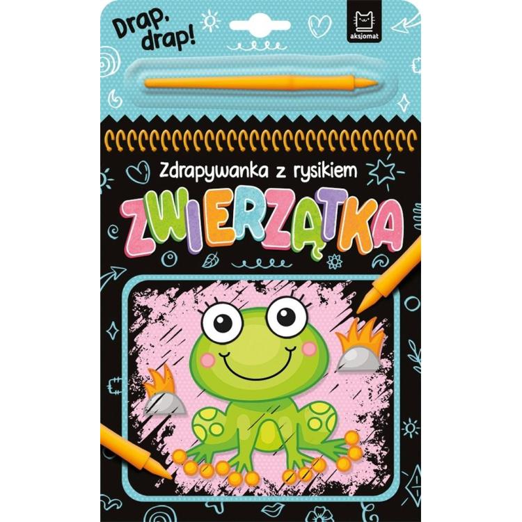 Zwierzątka. Zdrapywanka z rysikiem