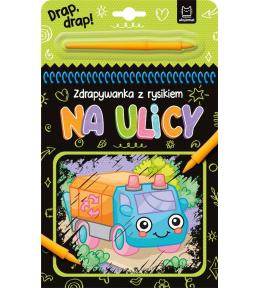 Na ulicy. Zdrapywanka z rysikiem